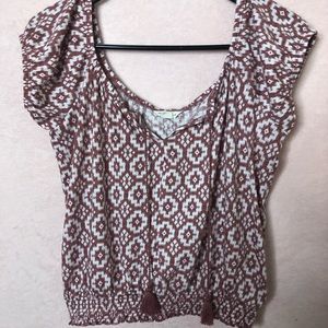 Aeropostale Off The Shoulder Top